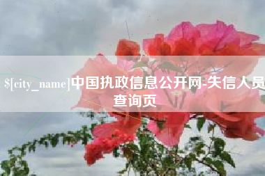 那曲中国执政信息公开网-失信人员查询页