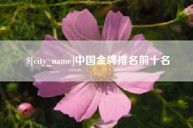 那曲中国金牌排名前十名