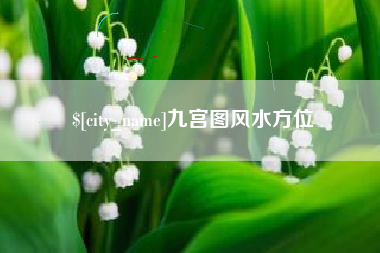 那曲九宫图风水方位