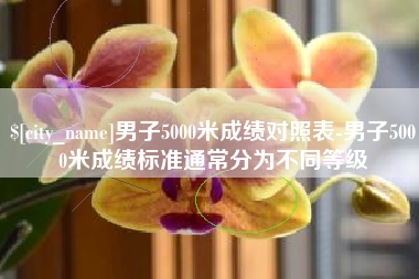 那曲男子5000米成绩对照表-男子5000米成绩标准通常分为不同等级