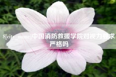 那曲中国消防救援学院对视力要求严格吗