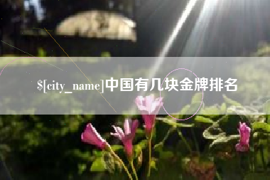 那曲中国有几块金牌排名