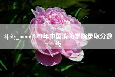 那曲2021年中国消防学院录取分数线