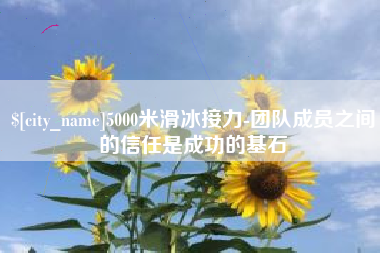 那曲5000米滑冰接力-团队成员之间的信任是成功的基石