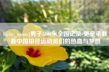 那曲男子5000米全国记录-更是承载着中国田径运动员们的热血与梦想