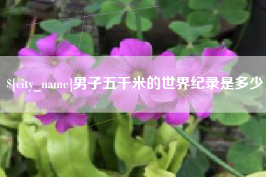 那曲男子五千米的世界纪录是多少