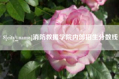 那曲消防救援学院内部招生分数线