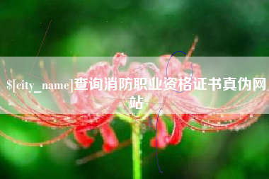 那曲查询消防职业资格证书真伪网站