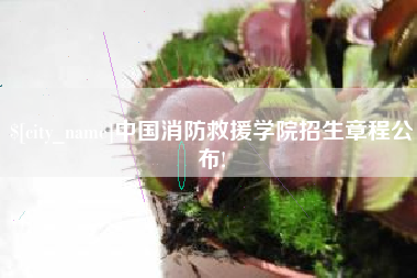 那曲中国消防救援学院招生章程公布!