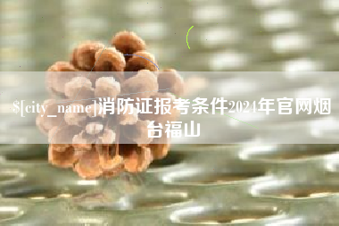 那曲消防证报考条件2024年官网烟台福山